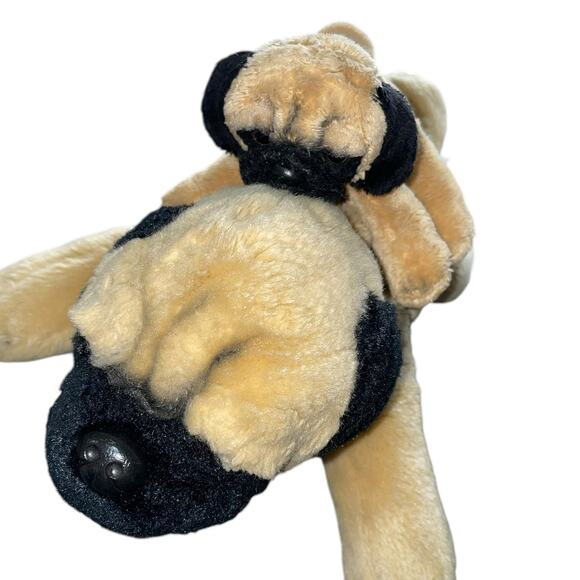 Yomiko Classics Plush Dog Russ Pug Pup Stuffed Animal Lot x2 Gift Realistic 17" - Picture 13 of 13